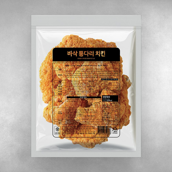 사세 바삭통다리치킨 1.3kg 냉동 닭다리 통닭다리 후라이드치킨 냉동치킨, 1개