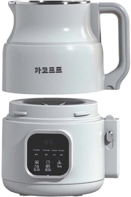 카코프프 낮은 소음 탈착식 죽 ABC 주스 두유 제조기 CD01-Ultra, CD01-Ultra (화이트)