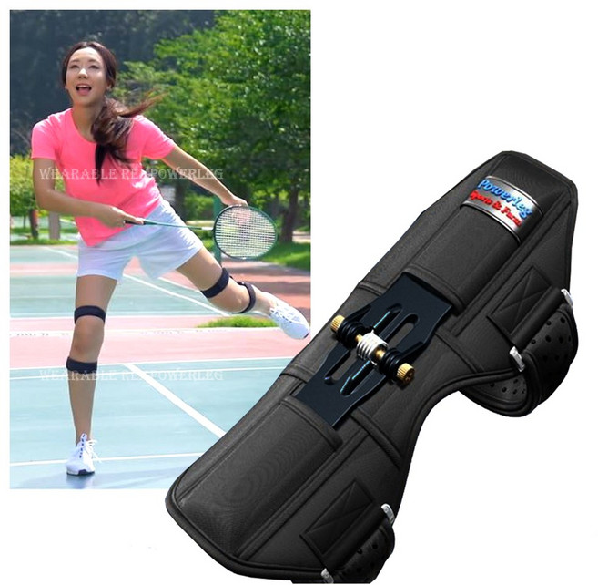 본사직영 특허 기능성 무릎보호대 고탄력 스프링 장착 무릎파워증강기 충격완화 관절보호, 1개