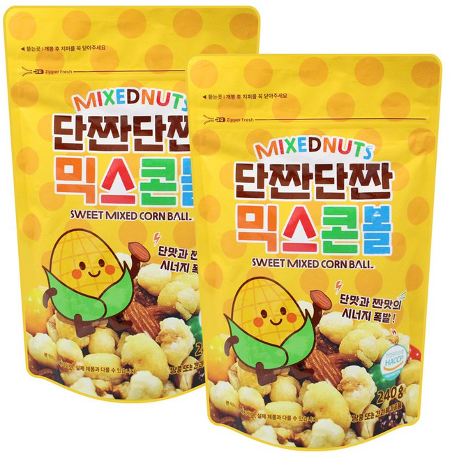 단짠단짠 믹스콘볼 믹스넛 240g+240g (임박 26.05.17), 2개, 240g