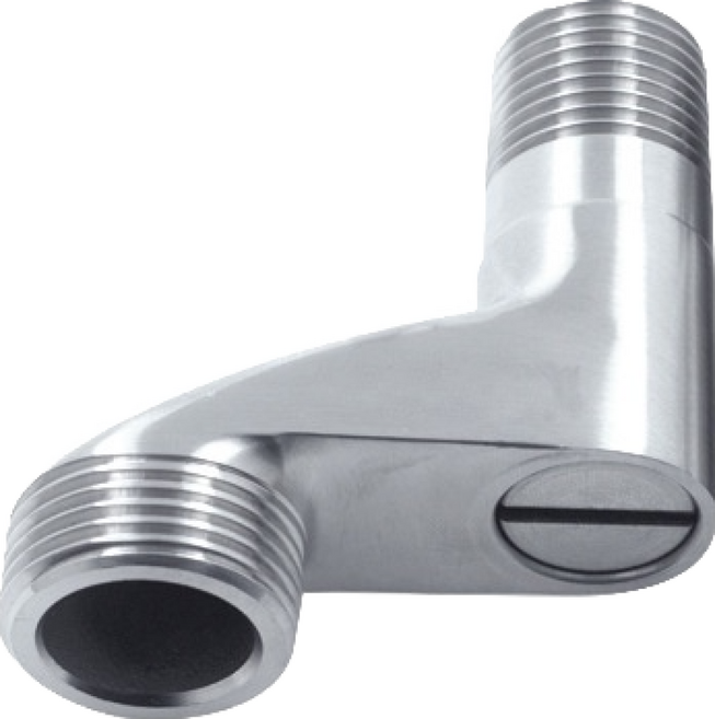 304不鏽鋼止水彎頭 大流量通用型牆壁曲腳, 1個