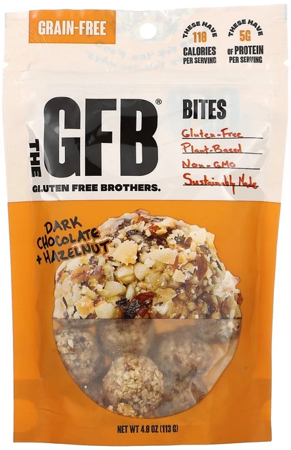 The GFB 글루텐 무함유 바이츠 다크 초콜릿 헤이즐넛 113g(4온스), The GFB 글루텐 무함유 바이츠 다크 초콜릿 헤이즐, 1 - 쿠팡