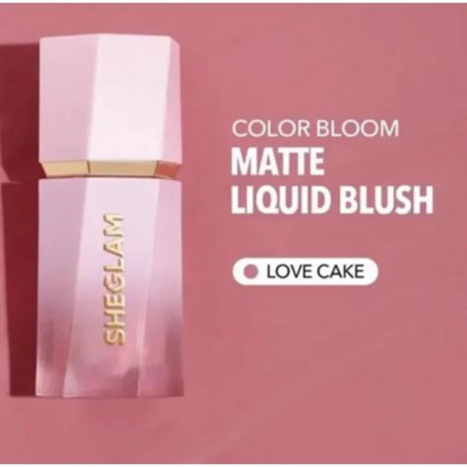 쉬글램 메이크업 리퀴드 블러쉬 페이셜 영양 블러셔 젤 다용도 립글로스, 1개, love cake