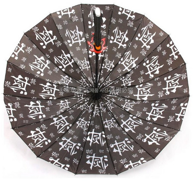 귀멸의칼날우산 검모양 장우산 닌자 귀칼 사무라이 굿즈