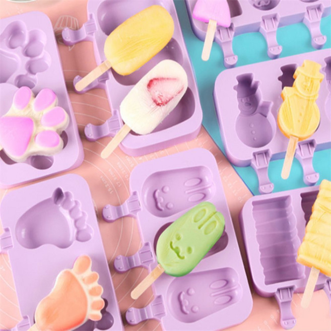 유즈Shop 실리콘 아이스크림 틀 샤베트 만들기 멜론샤베트, 눈사람