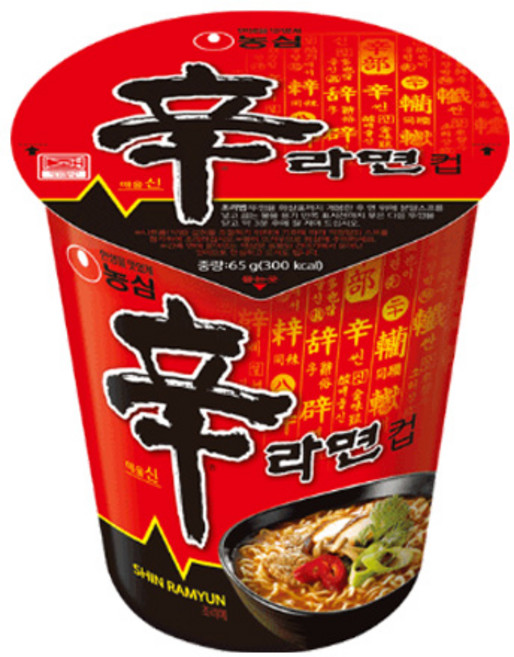 농심 신라면 컵 65g, 15개