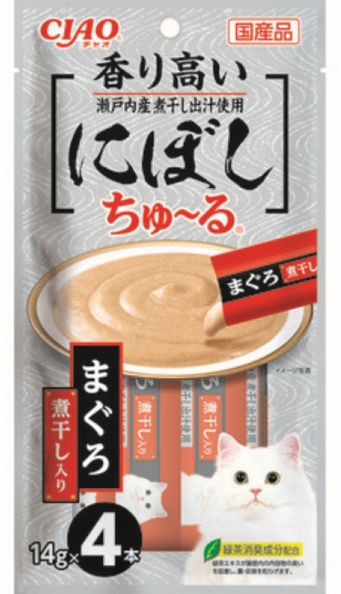 CIAO Pure Churu 鰹魚口味貓咪肉泥 14g, 4個
