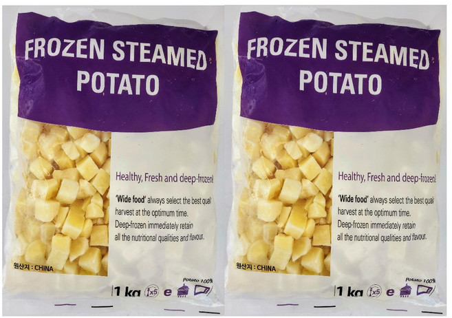 냉동 삶은감자(다이스), 2개