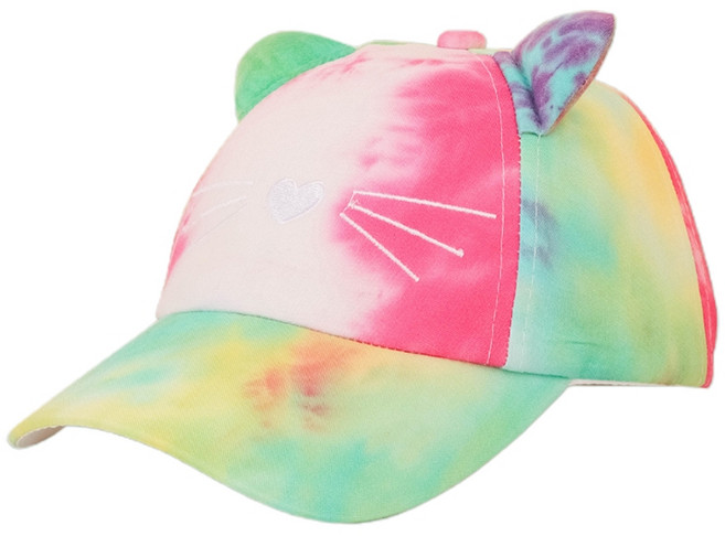 고양이 귀를 위한 귀여운 모자 야구 모자 선햇 와이드 브림 바이저 모자 비치 야외 여름 모자 자외선 차단제