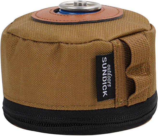 가스통휴대용 가스 탱크 박스 용기 커버 캠핑 가방 트레킹 하이킹용, 05 Khaki S, 1개