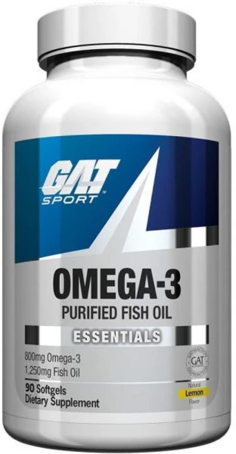 GAT SPORT Omega-3 Fish Oil High Potency EPA DHA GLP1 Support 90 Softgels, 1개, 90정 - 쿠팡