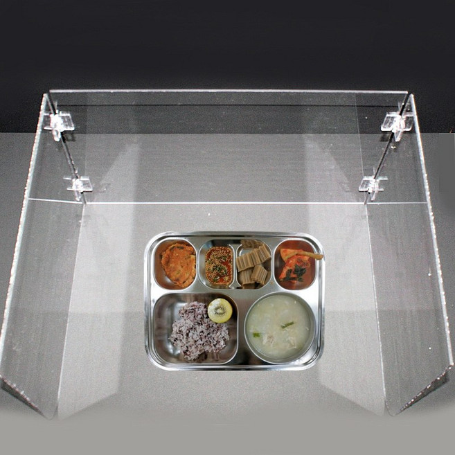 빅드림 아크릴 투명 칸막이 책상가림판 (접이식) 3T - 초/중고/성인용, 1개