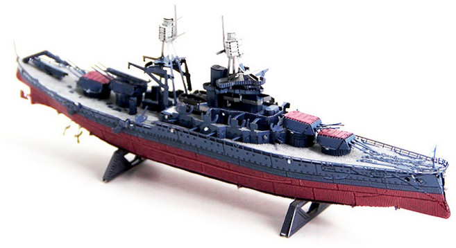 [알꿀밤-메탈퍼즐-밀리터리] USS 아리조나 전함-컬러, 1개