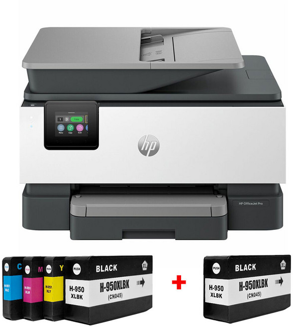 HP 오피스젯프로 9120 A4잉크젯팩스복합기 호환잉크 1SET 검정1개 추가 HP9010후속모델, HP 9120