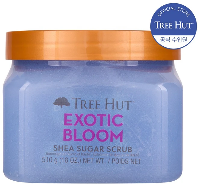 트리헛 시어 슈가 바디스크럽 엑소틱블룸 향, 510g, 1개 - 쿠팡