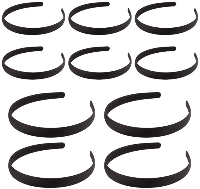 MISS21 기본 기본 헤어밴드 머리띠 10개 세트 (hb324)