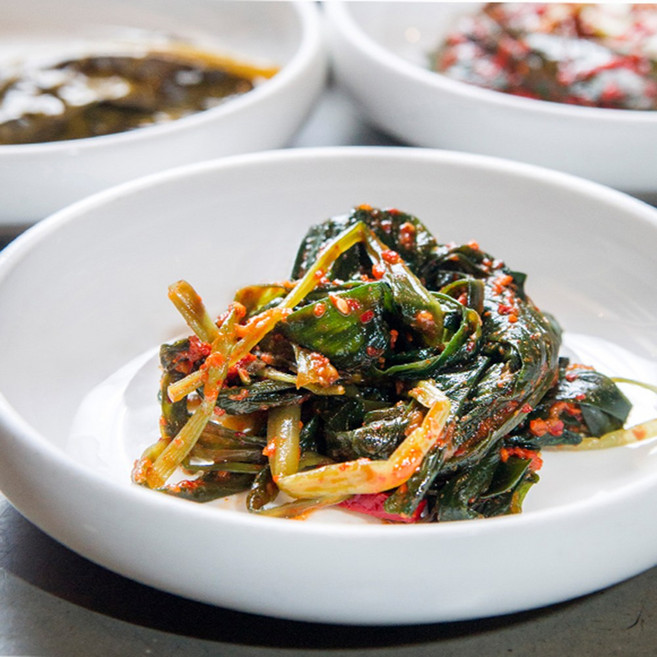 울릉도 명이나물 김치 자연산 산마늘 명이김치, 800g, 1개