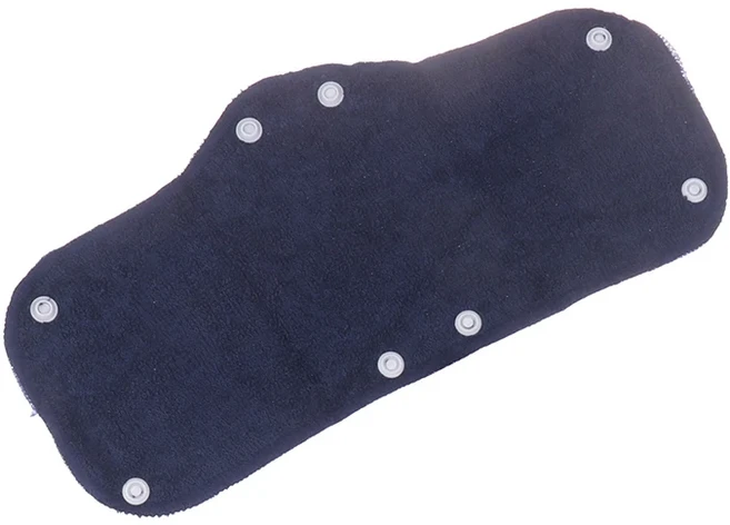 빨래 가능한 하드 모자 라이너 땀 흡수 패드 테리 천 스냅온 좋은 헬멧, [02] Bright Blue, 1개