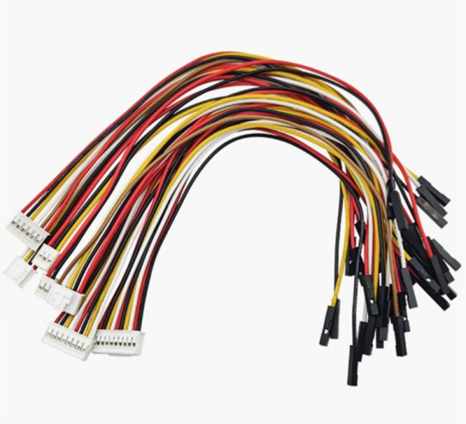 5pcs/lot HY2.0MM to DuPont 2. 54mm-1P Cable Connection/Terminal Wire Long 20cm, 04 2P, 01 20CM