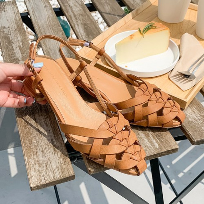 제이슈 베이브 글레디에이터 슬링백 샌들 3cm