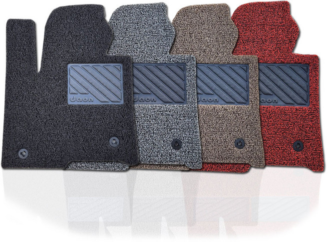 카미 코일 카매트 확장형 기아 더뉴모닝 올뉴모닝 모닝어반 모닝 JA 1열 + 2열 세트 자동차 코일매트, 레드, 더뉴모닝 오르간페달(11~16년)