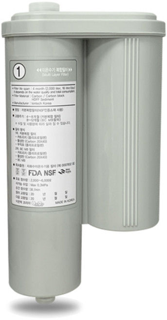 이온피아 ION-7200WT 고품질 이온수기 필터 호환 하이온, 1개