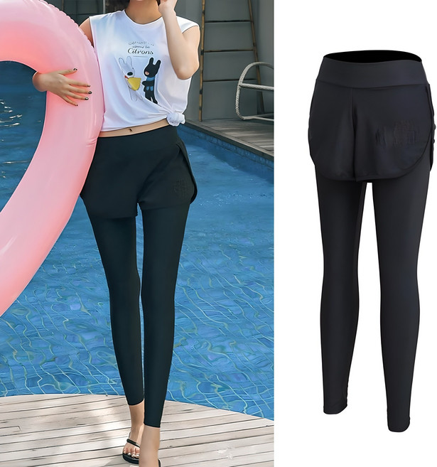 루이블룸 비치웨어 래쉬가드 하의 워터 레깅스 팬츠