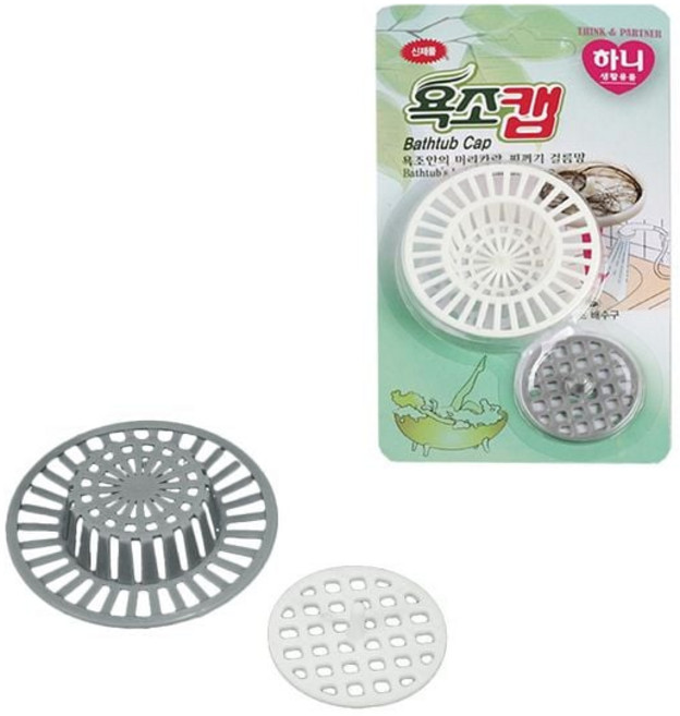 CoCoPink / 하니 머리카락 거름망 욕조캡 2종마개세트, 선택완료