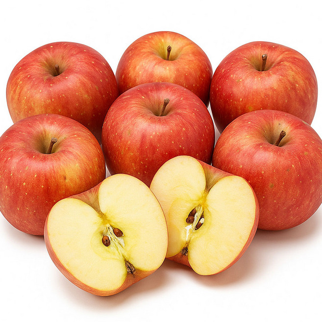 [꿀부사사과]청정예천 흠집있지만맛은그대로 농가직송실속형 경북부사, 1박스, 중과2kg(7~9과)