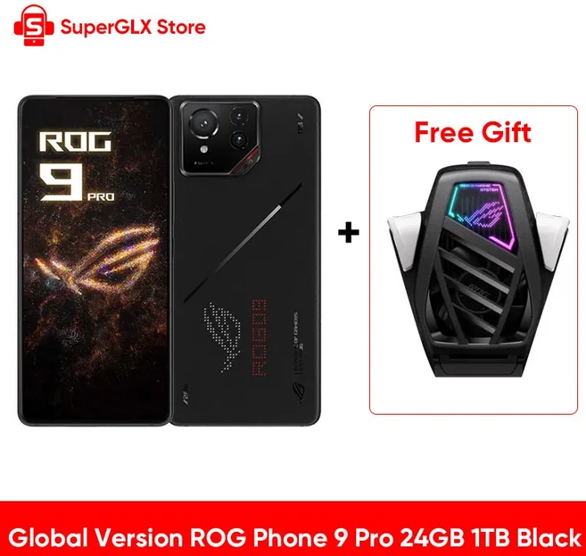 월드 프리미어 ASUS ROG Phone 9 5G 스마트폰 Snapdragon 8 Elite 6.78'' 185Hz AMOLED 디스플레이 ROG 9 P, 01 CHINA, 01 Official Standard, 07 9 Pro 24GB 1TB HK