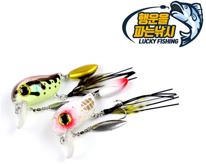 (행운을파는낚시) 테일스핀 크랭크베이트(8G) 플로팅 탑워터 쉘로우 크랭크 배스 루어낚시, Micro T-6(8g), 1개