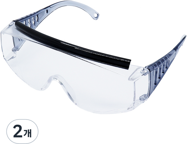 오토스 산업 안전 투명 보안경 B-622AF, 2개