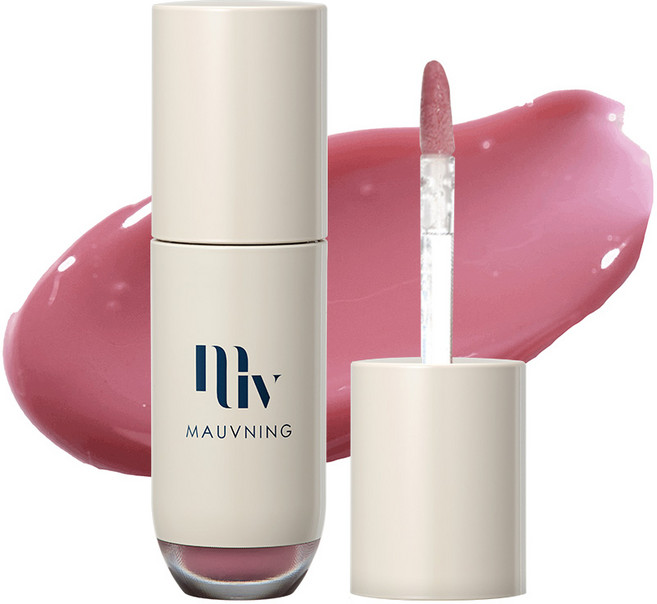 [무착색 100% 오일] 모브닝 듀이 모브 글램 립 (7color), 3.2g, 1개, 01 베어 핑크