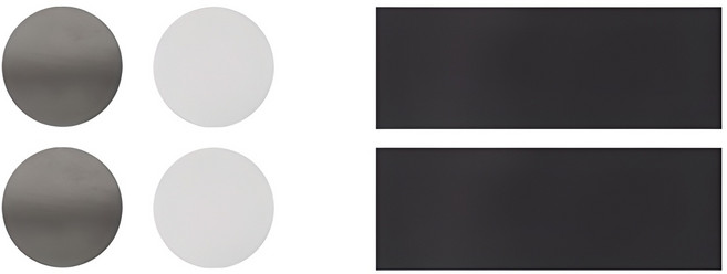 일상나눔 다용도 잘라쓰는 자석 접착 스티커 세트, 혼합 색상, 1세트