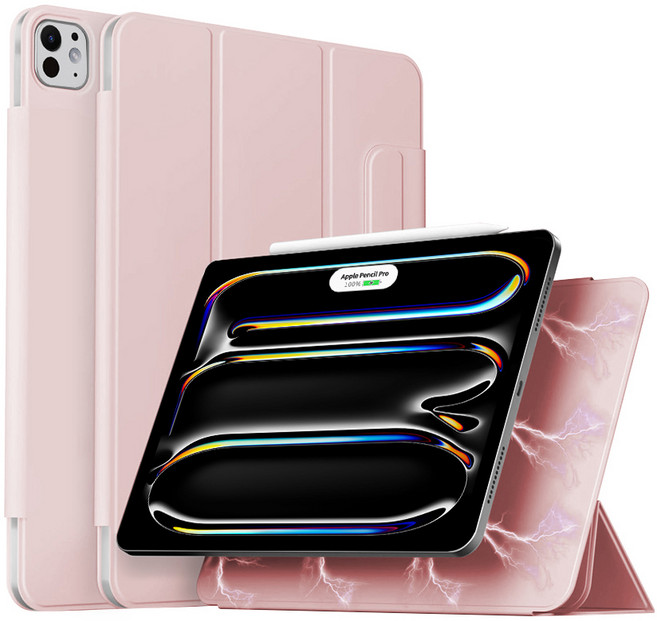 니하 아이패드 폴리오 케이스, 베이비핑크