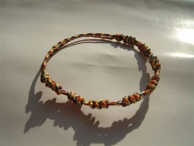 自做自售手創坊 避邪紅線幸運簡約款不留尾線 大人嬰兒適戴, 五色線/七色線, 1個