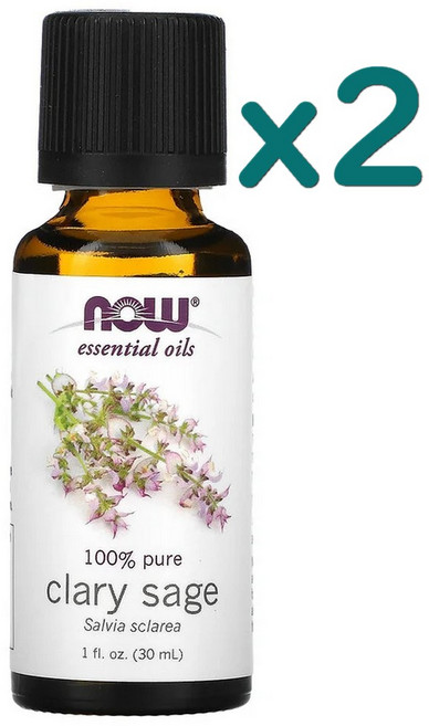 NOW Foods 클라리 세이지 에센셜 오일 30ml x2개