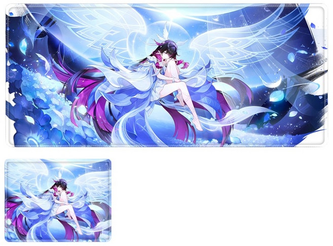 원신 굿즈 달의 여신 콜롬비나 마우스 장패드, 01, 3mm, 1000x500mm