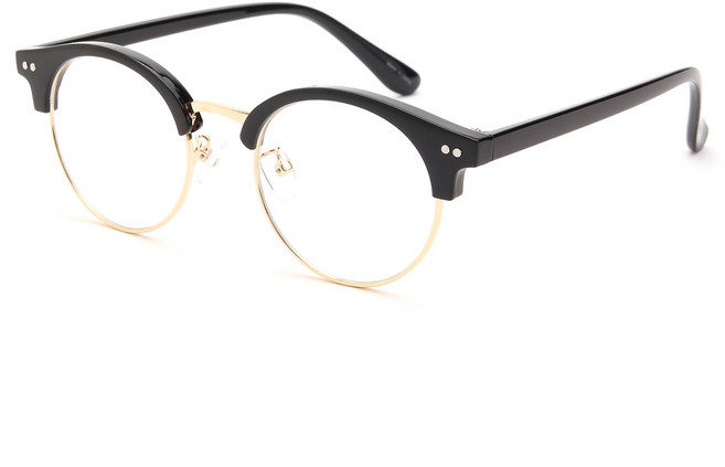 올리버프레임 베이직 라운드 하금테 안경 G6704