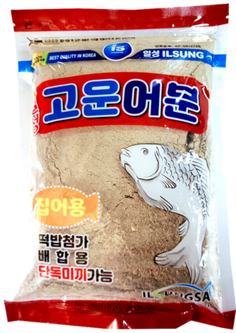 일성 고운어분 가루 집어용 첨가제 배합용 민물떡밥, 1개