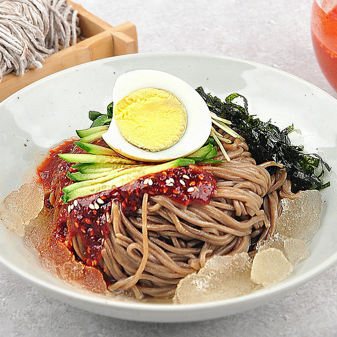 메밀소바 12인분세트 (면2kg+양념소스 12봉), 2.6kg, 1세트