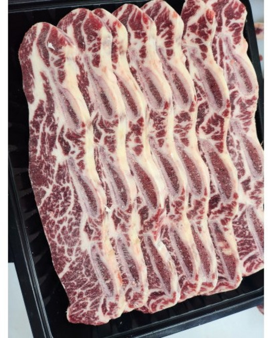 미국산 소갈비살 찜갈비 1kg 소 갈비찜용 고기, LA갈비1kg(양념구이용), 1개