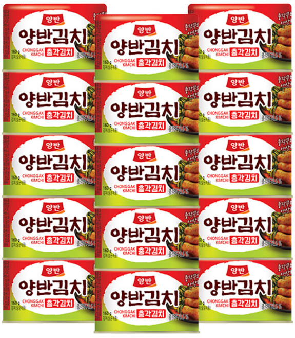 동원 양반 캔 총각김치 160g, 15개