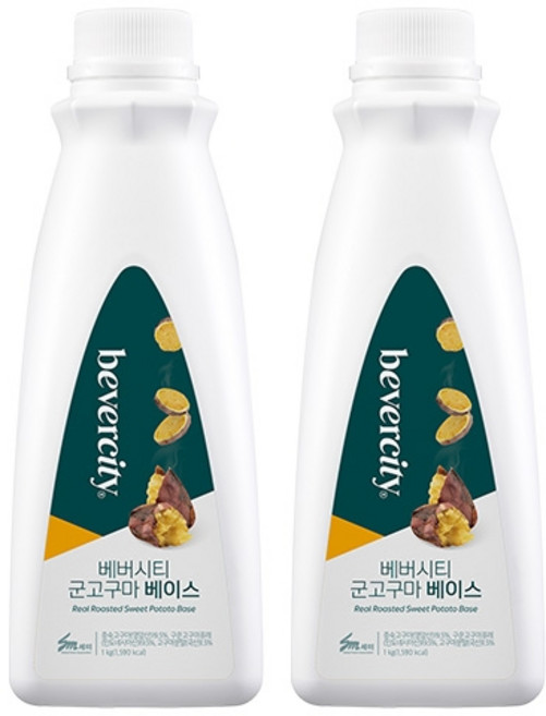 세미 베버시티 군고구마 베이스 1kg 1박스 6개, 2개