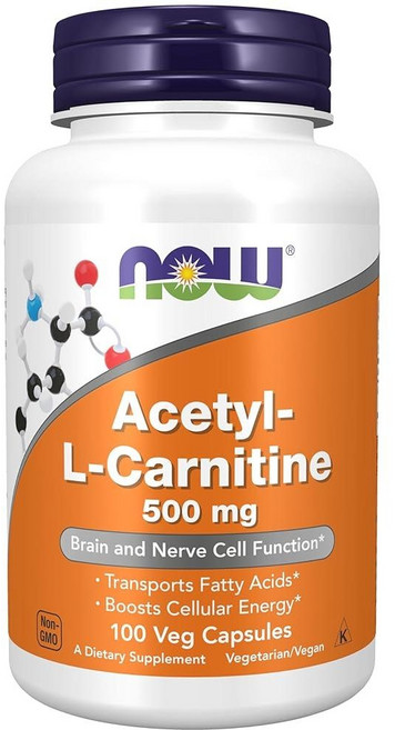 나우푸드 NOW Foods 아세틸-L 카르니틴 500mg 보충제, AWD 구성, 100정, 1개