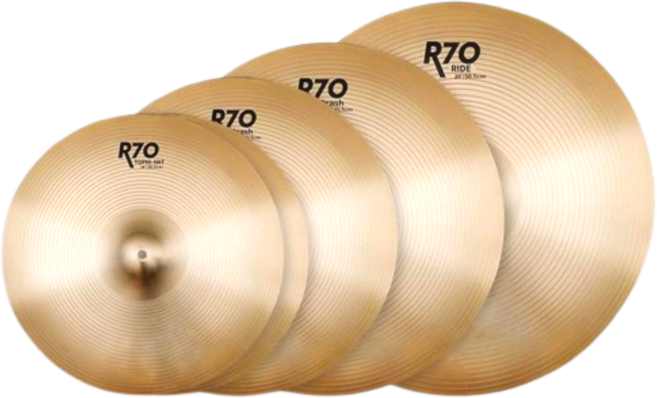 아사나시 Asanasi 퍼포먼스 R70 드럼 1.0mm 고강도 합금 뮤트 심벌 세트