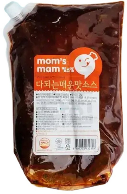 미르마로 맘스맘 다되는매운맛소스 2kg 양념장 미르마로시스템 미르마로소스 맘스맘소스, 1개