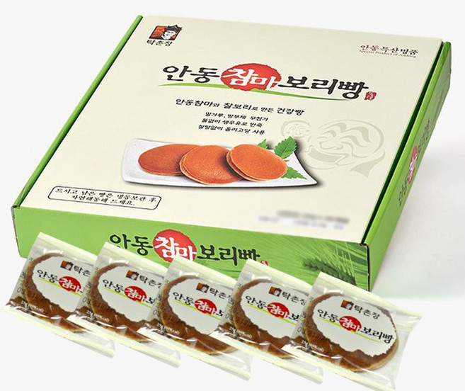 선물용 탁촌장 찰보리빵 안동참마 보리빵 42개입, 25g, 단품