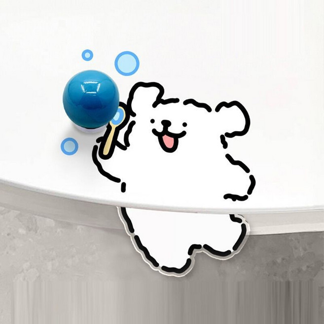 POPO CAT'S KITCHEN 泡泡線條小狗馬桶提蓋器, 提泡泡A1+A2套裝