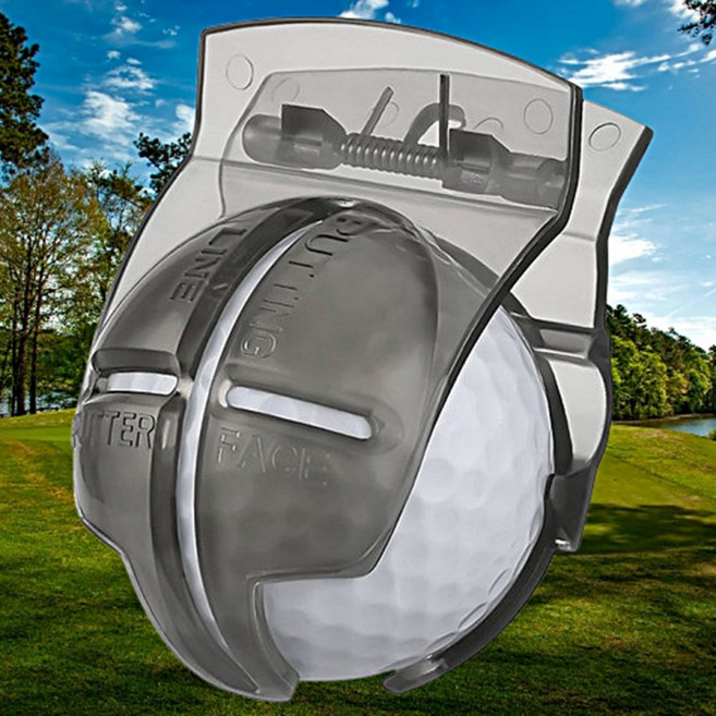 집게형 골프 볼라이너 볼마커, 1개, 상세페이지 참조
